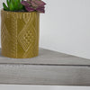 Wood Floating Corner Shelves (Set of 2) - Grey